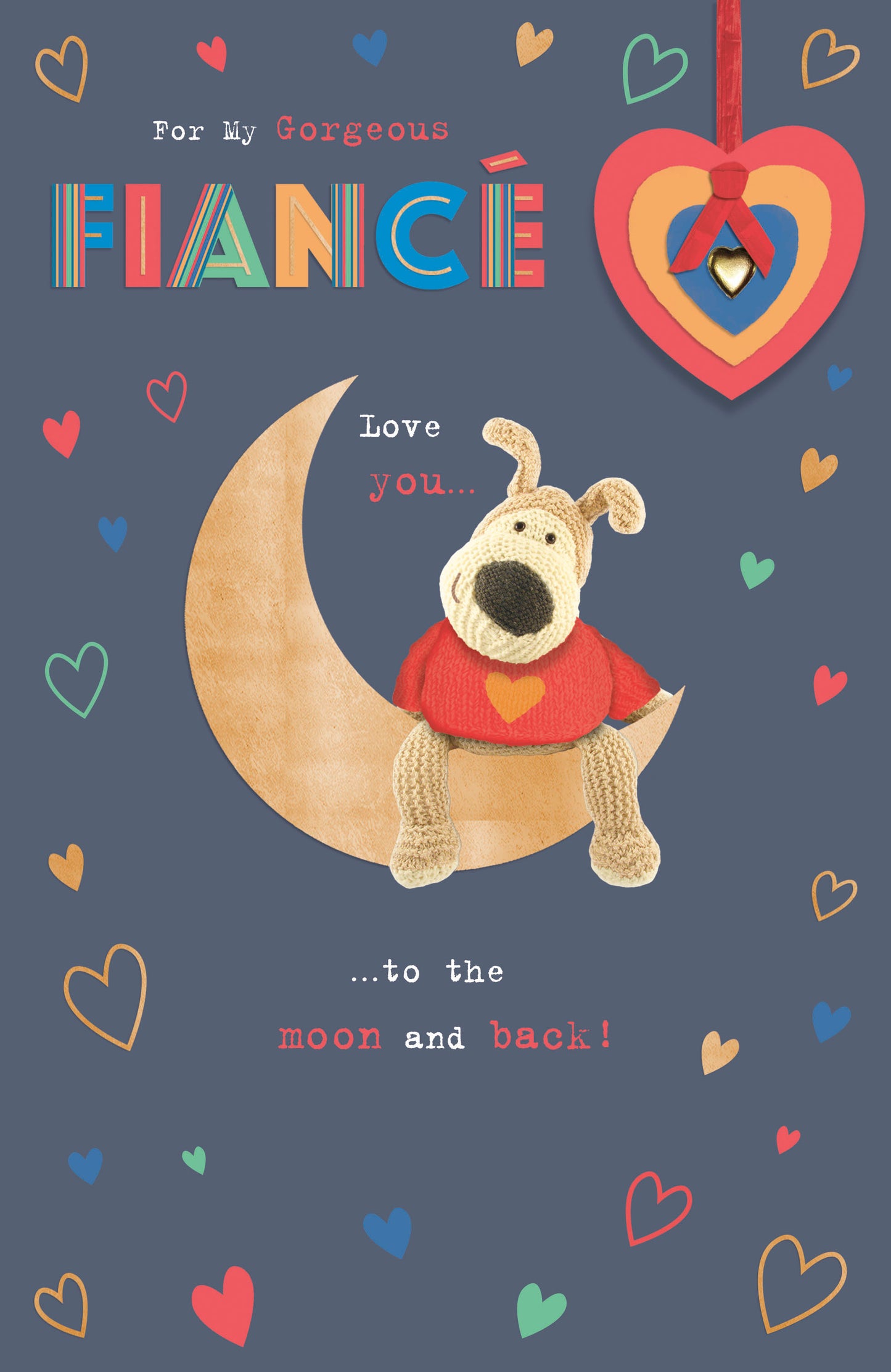 Boofle Gorgeous Fiance Birthday Card