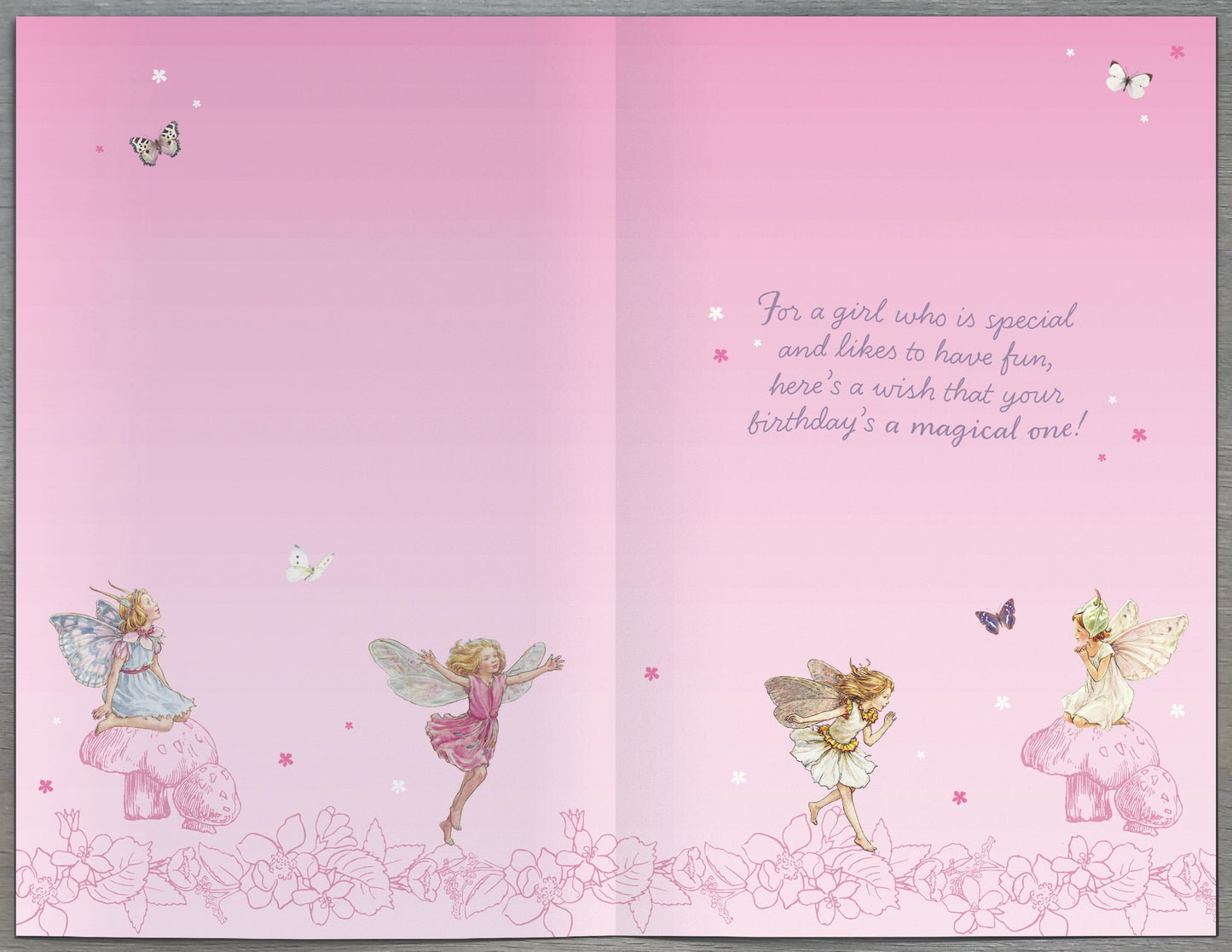 Fairies 7th Birthday Card