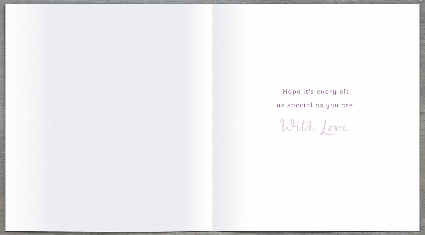 Granddaughter Christening Day Card