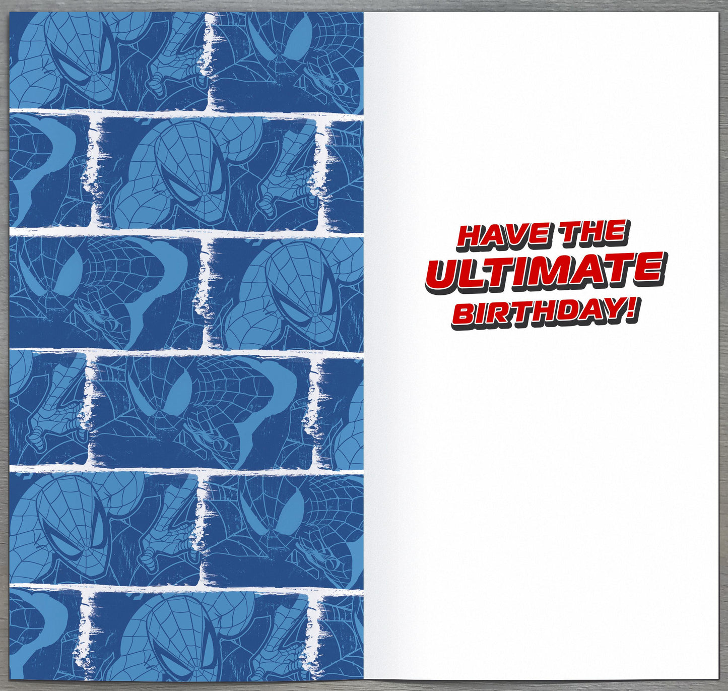 Spiderman 8th Birthday Card