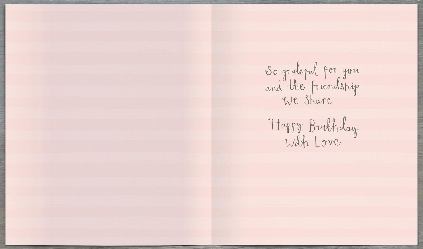 Friends Are The Family You Choose With Your Heart Birthday Card