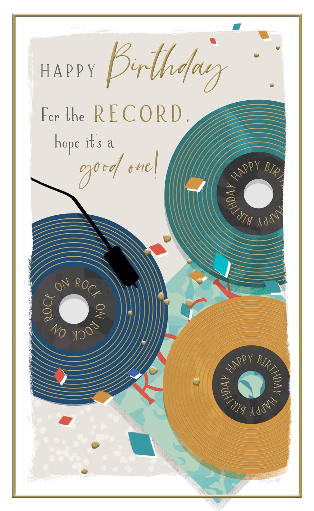 Records Birthday Card