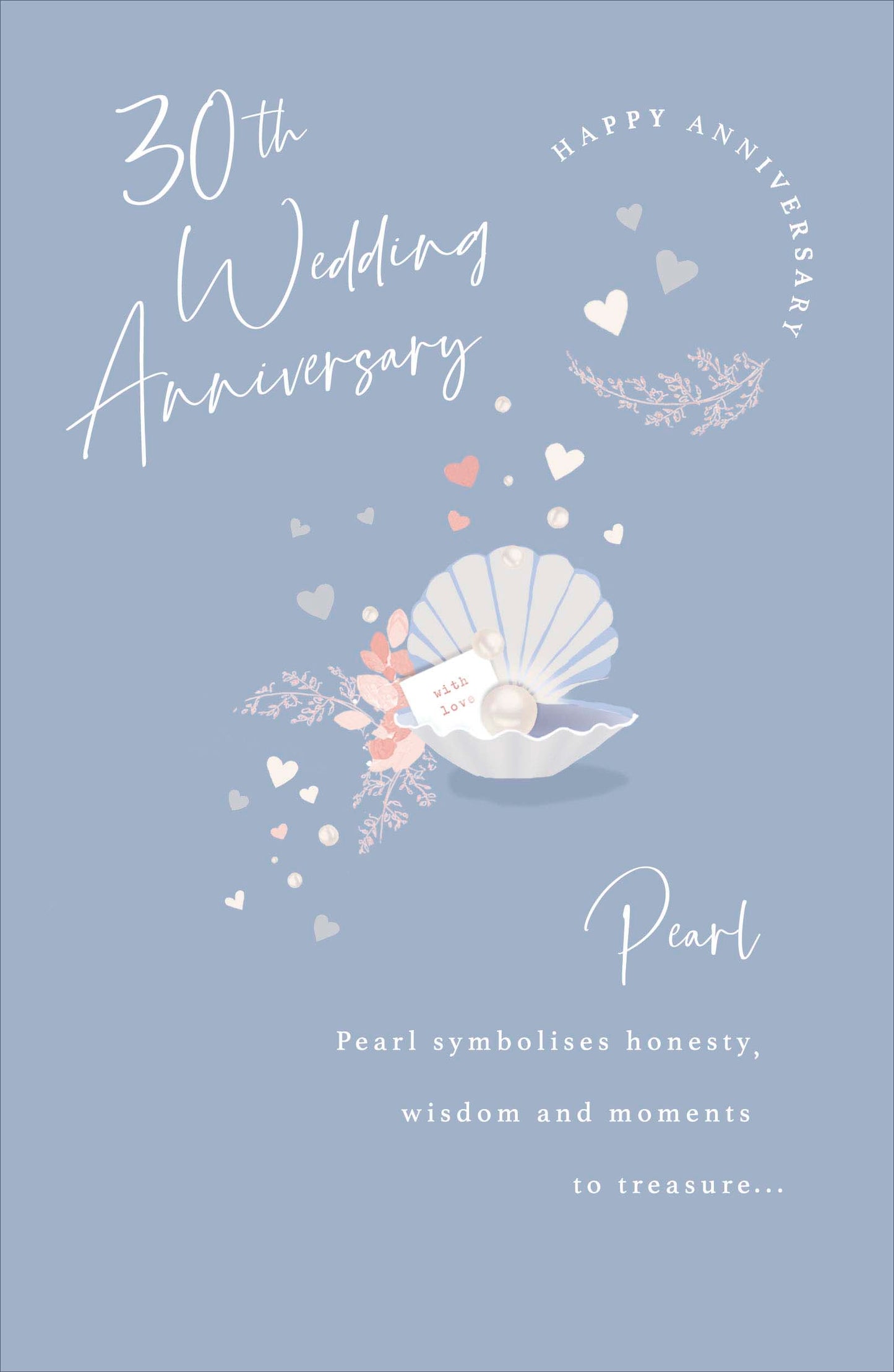 Pearl / 30th Wedding Anniversary Card