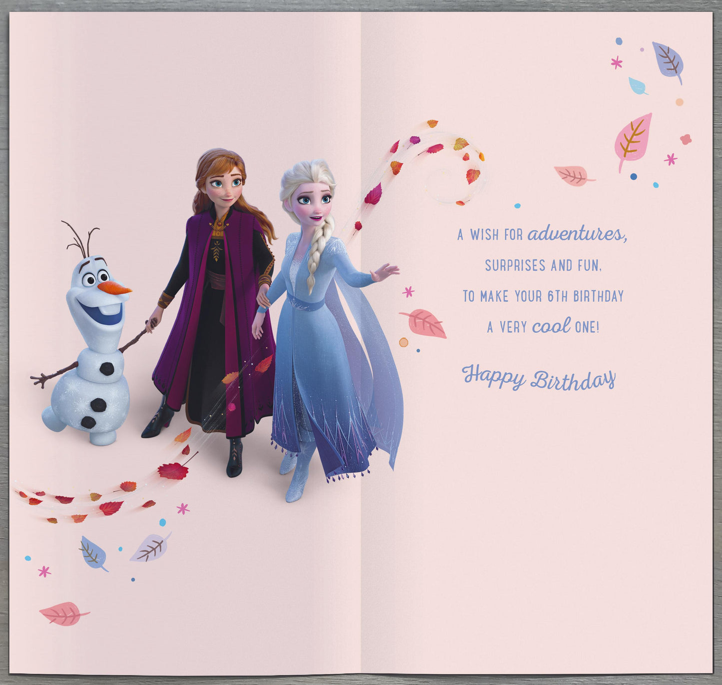 Frozen 6th Birthday Card