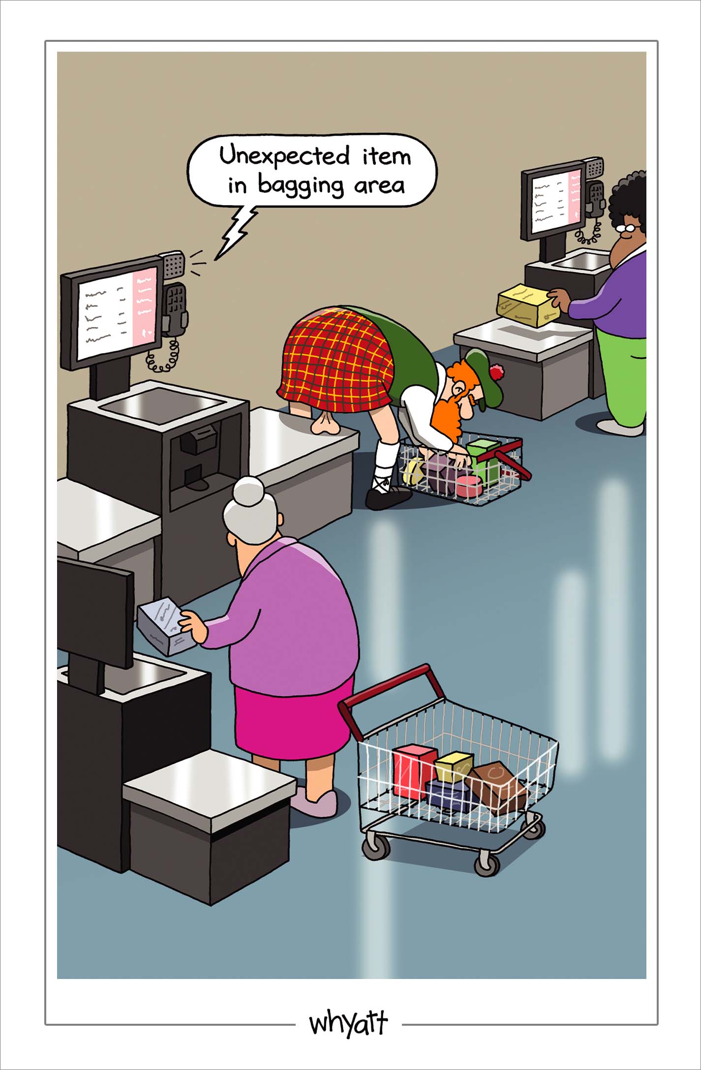 Unexpected Item In Bagging Area Card