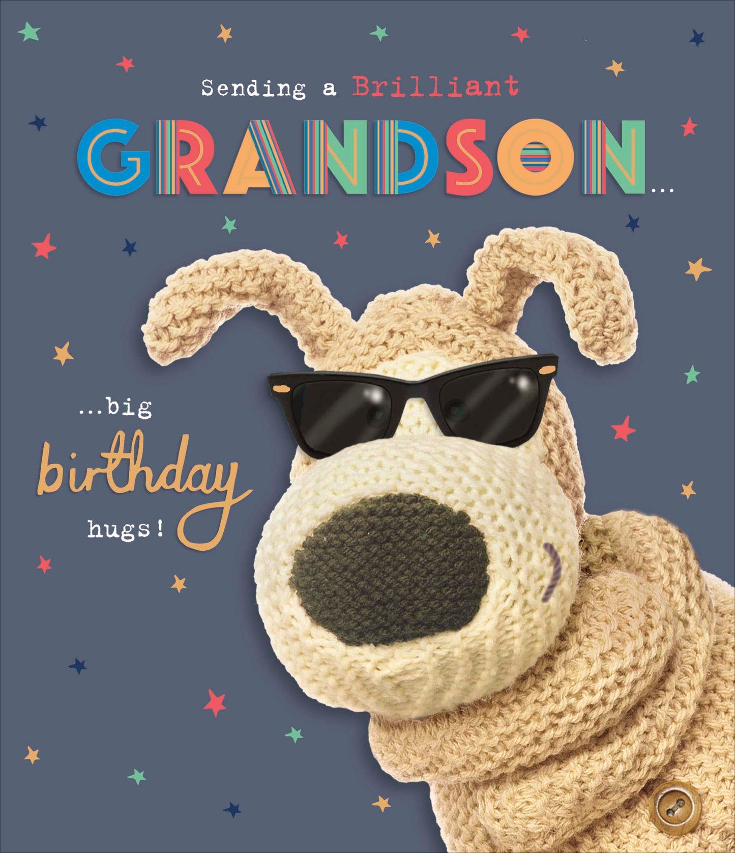 Boofle Brilliant Grandson Birthday Card