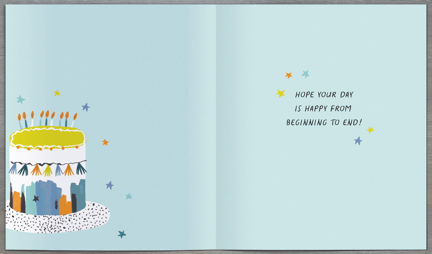 Cake Grandson Birthday Card