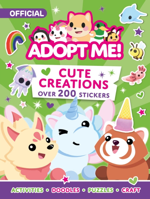 Adopt Me! Cute Creations Sticker Book - 9780008647025