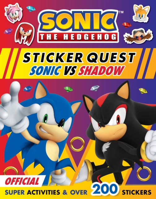 Sonic the Hedgehog Sticker Quest: Sonic vs Shadow - 9780008680657