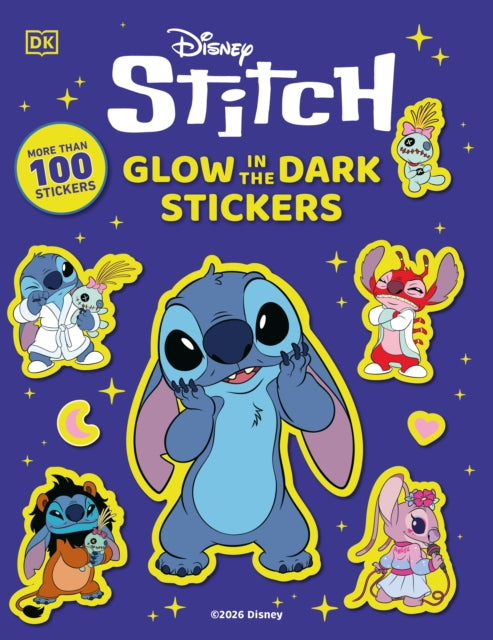Disney Stitch Glow in the Dark Ultimate Sticker Book - 9780241817360