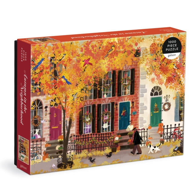Autumn in the Neighborhood 1000 Piece Puzzle - 9780735375284