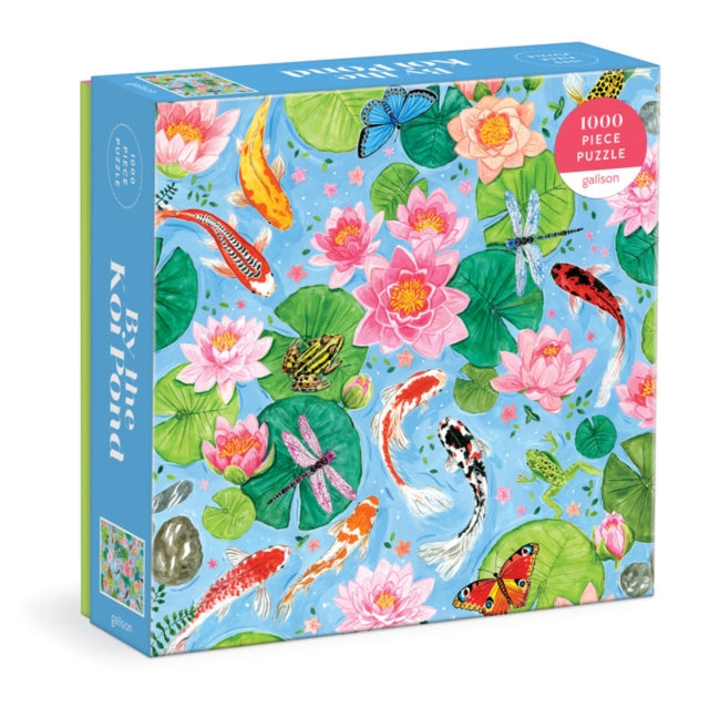 By The Koi Pond 1000 Piece Puzzle in Square Box - 9780735376489
