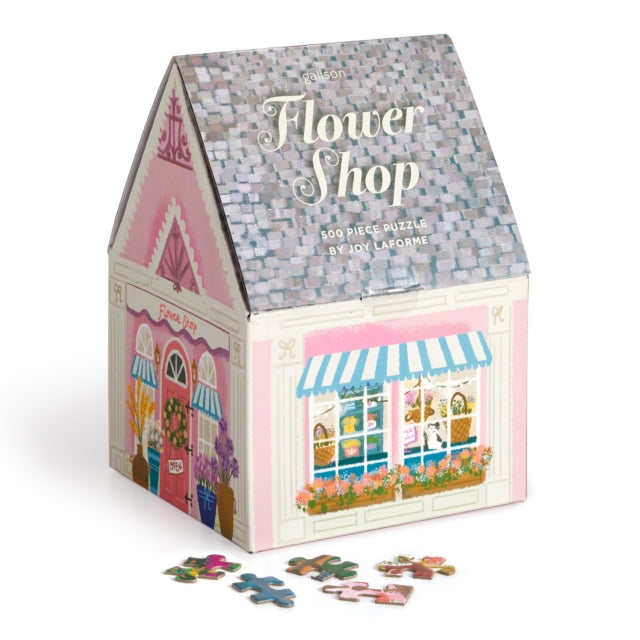 Joy Laforme Flower Shop 500 Piece House Puzzle - 9780735381322