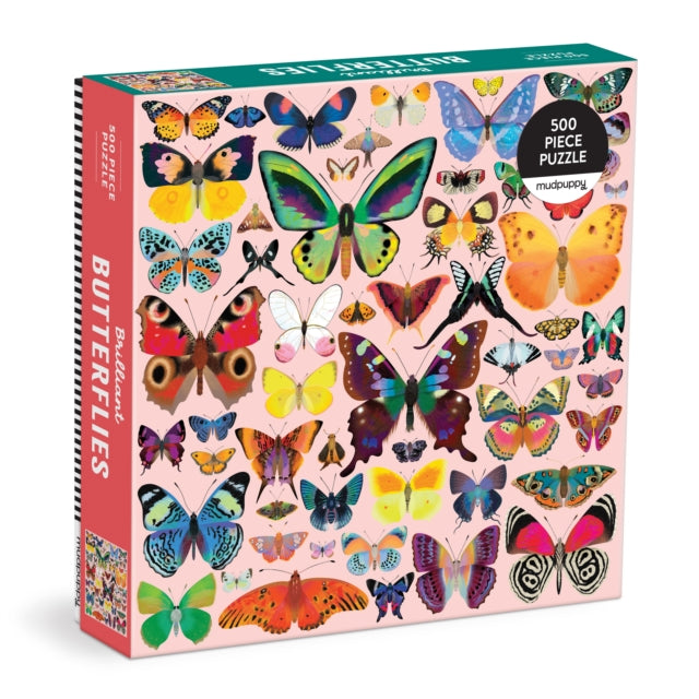 Brilliant Butterflies 500 Piece Family Puzzle - 9780735385252