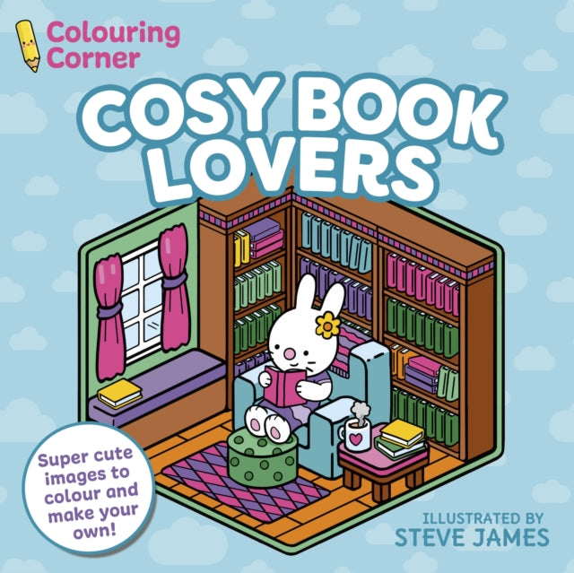 Colouring Corner: Cosy Book Lovers - 9781398876156