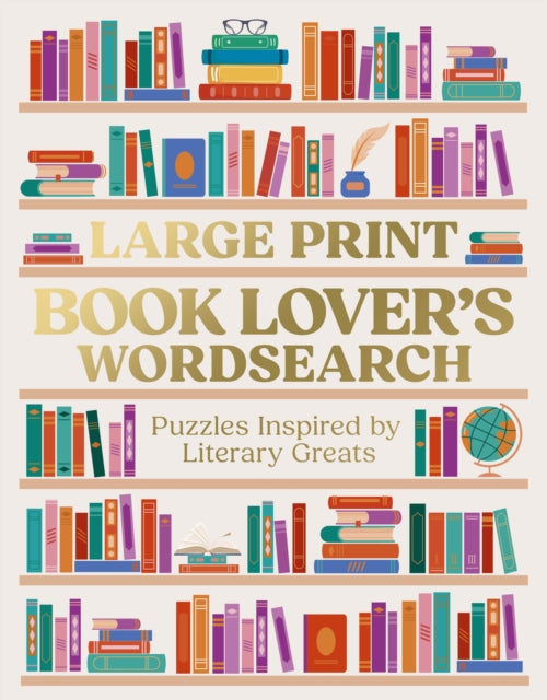 Large Print Book Lover's Wordsearch - 9781398878563