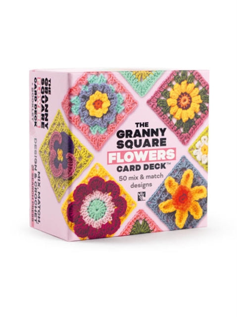 The Granny Square Flowers Card Deck™ : 50 Mix and Match Designs - 9781800923065