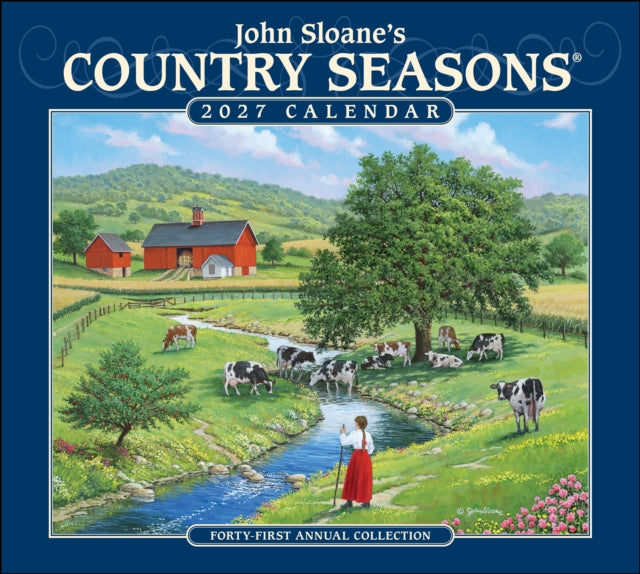 John Sloane's Country Seasons® 2027 Deluxe Wall Calendar : Forty-First Annual Collection - 9798881606732