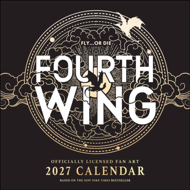 Fourth Wing Officially Licensed Fan Art 2027 Wall Calendar - 9798881611323