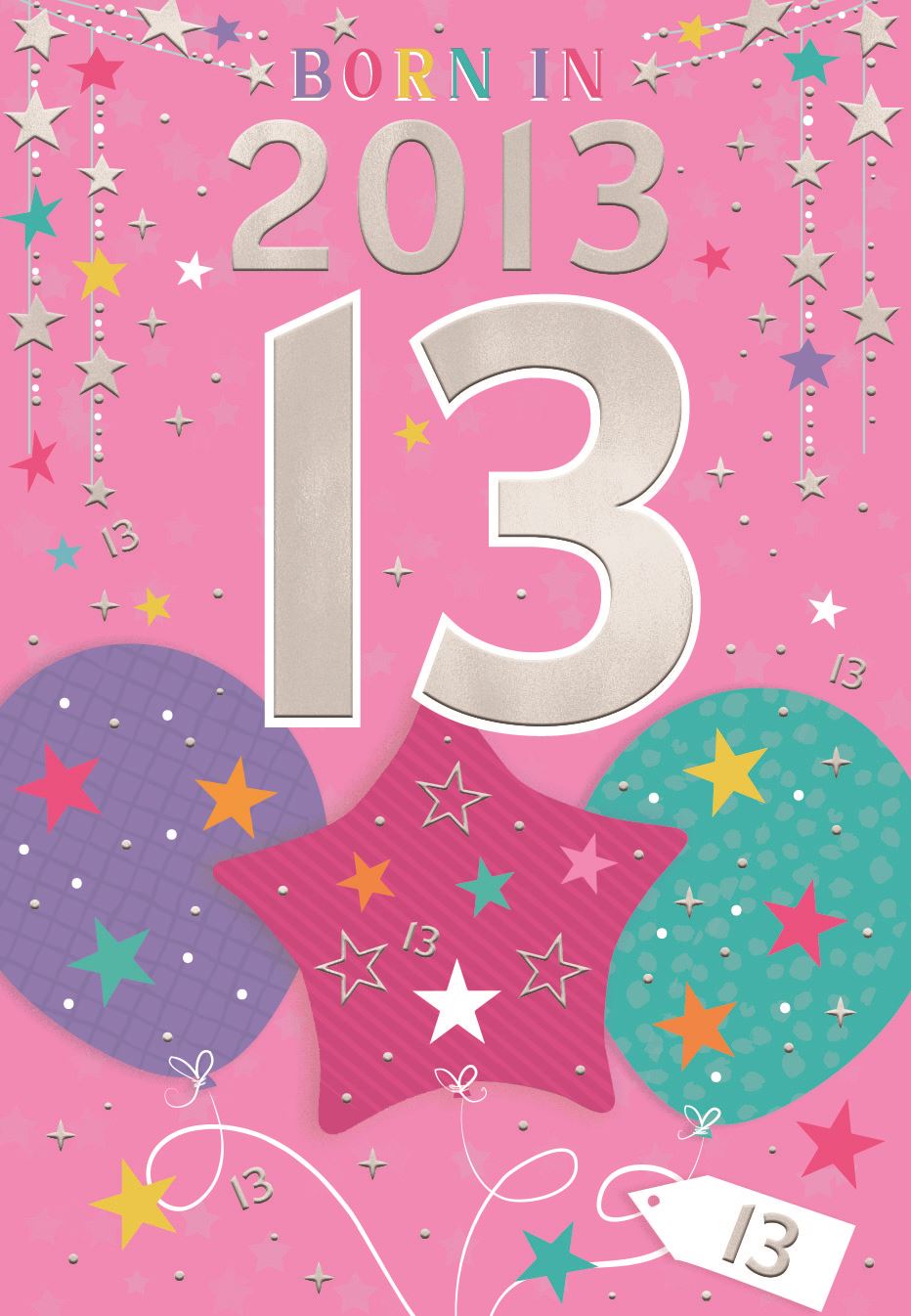 Born In 2013 - Age 13 Female