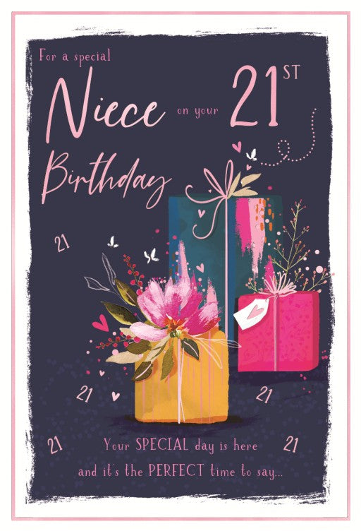 Floral Presents Niece 21st Birthday