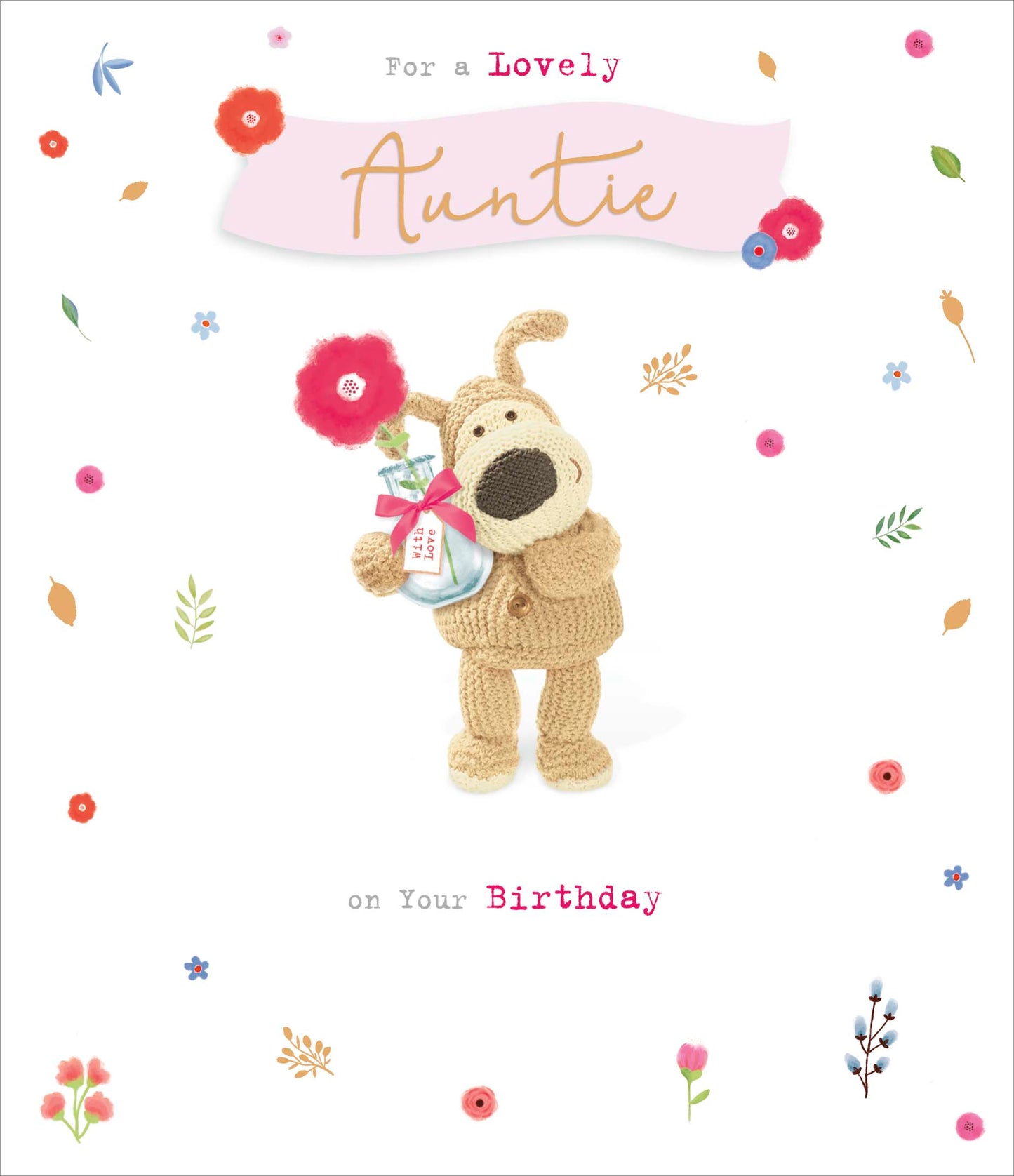 Boofle Lovely Auntie Birthday Card