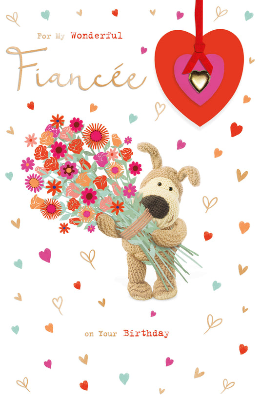 Boofle Wonderful Fiancee Birthday Card