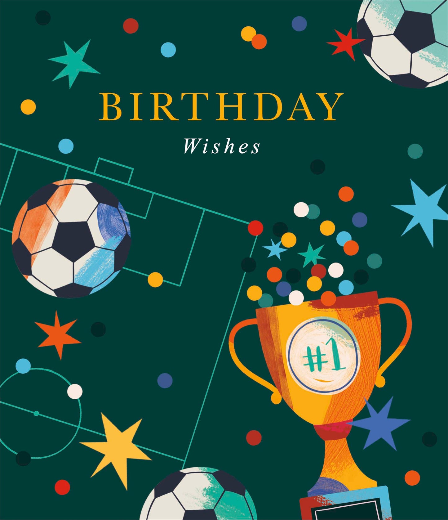 Football Birthday Wishes Card