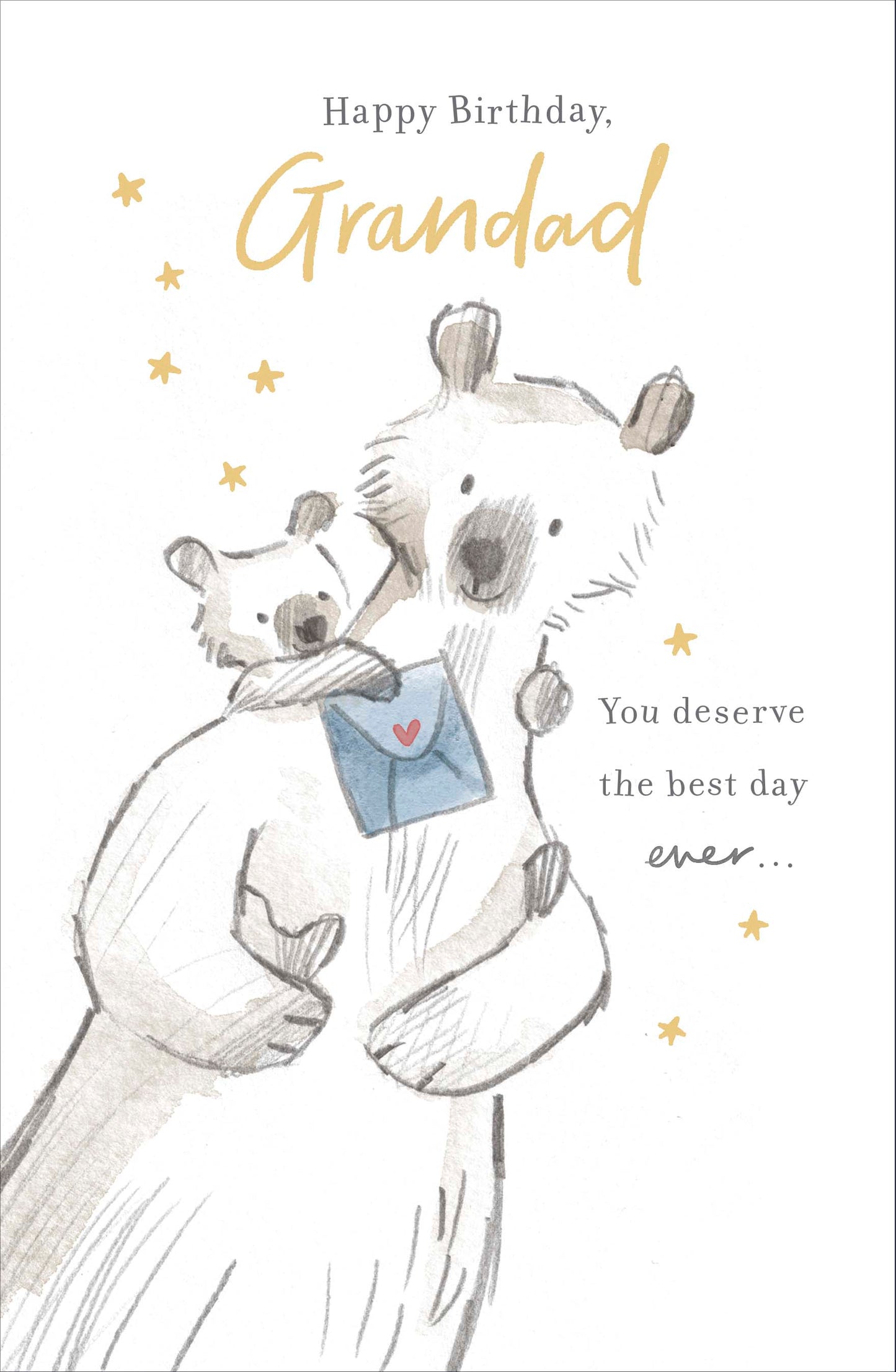 Bears Grandad Birthday Card
