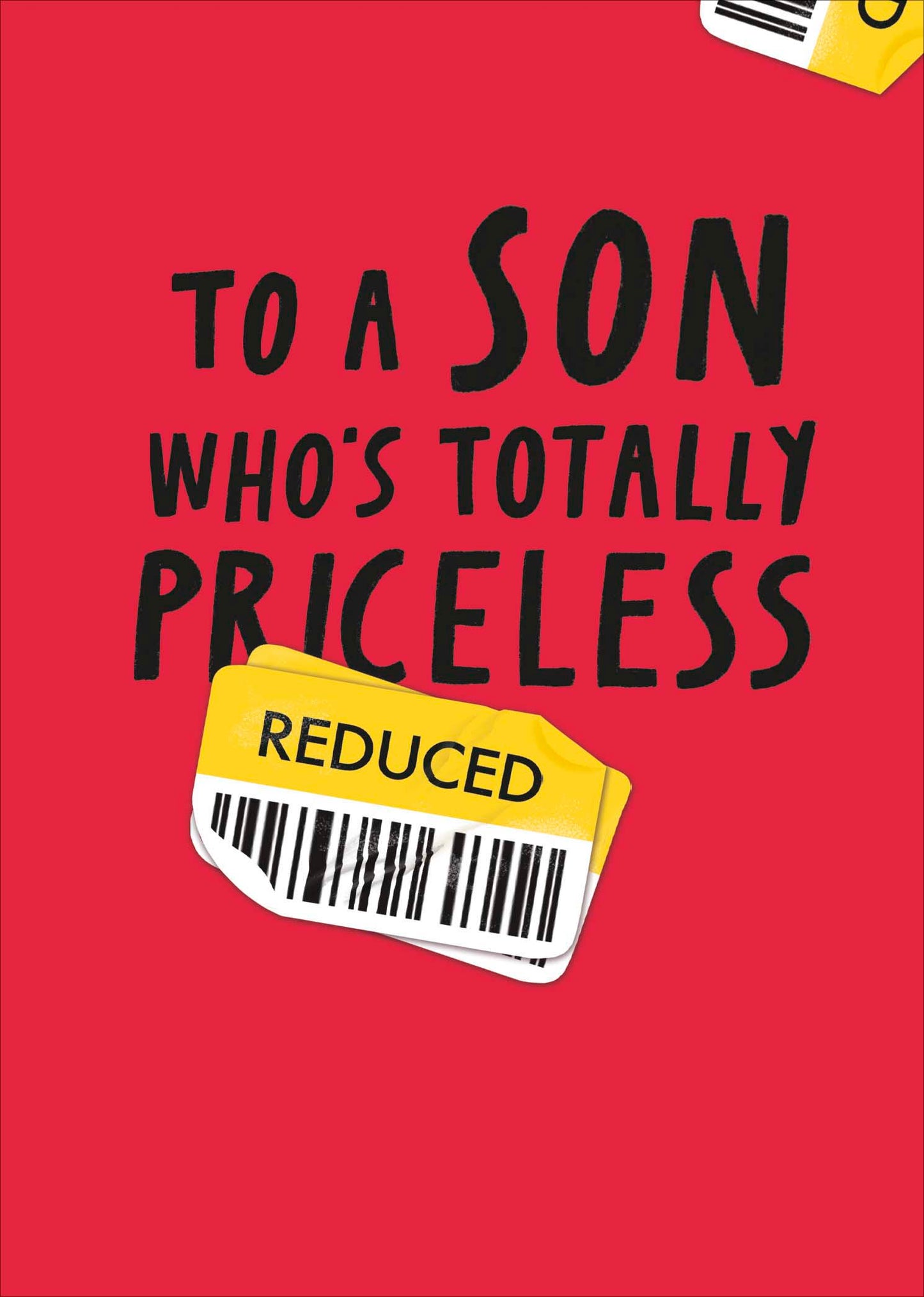 Totally Priceless (Reduced) Son Birthday Card