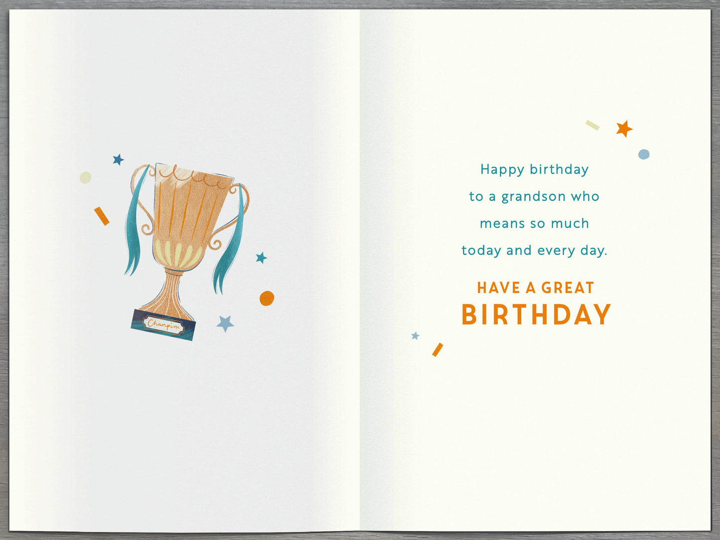 Sports Grandson Birthday Card