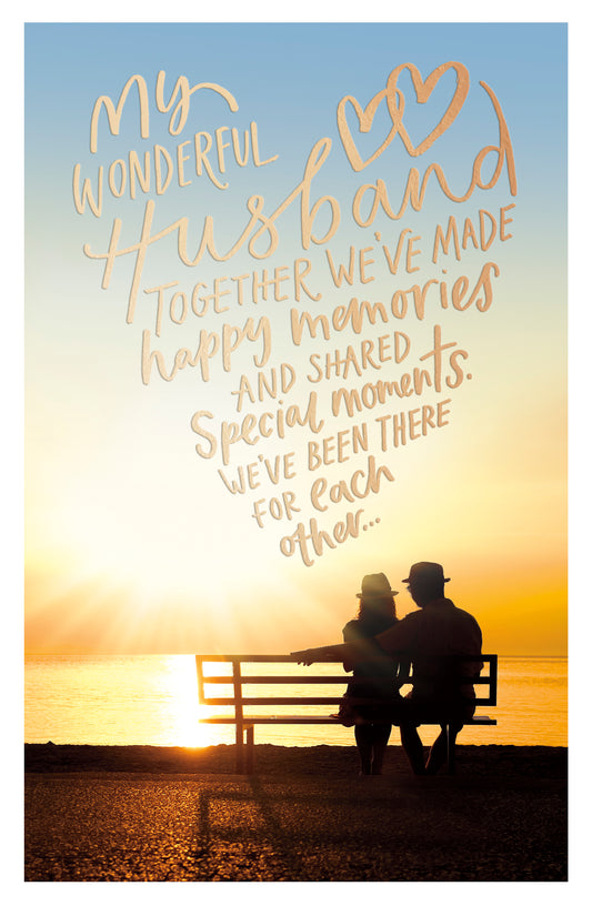 Happy Memories Husband Birthday Card
