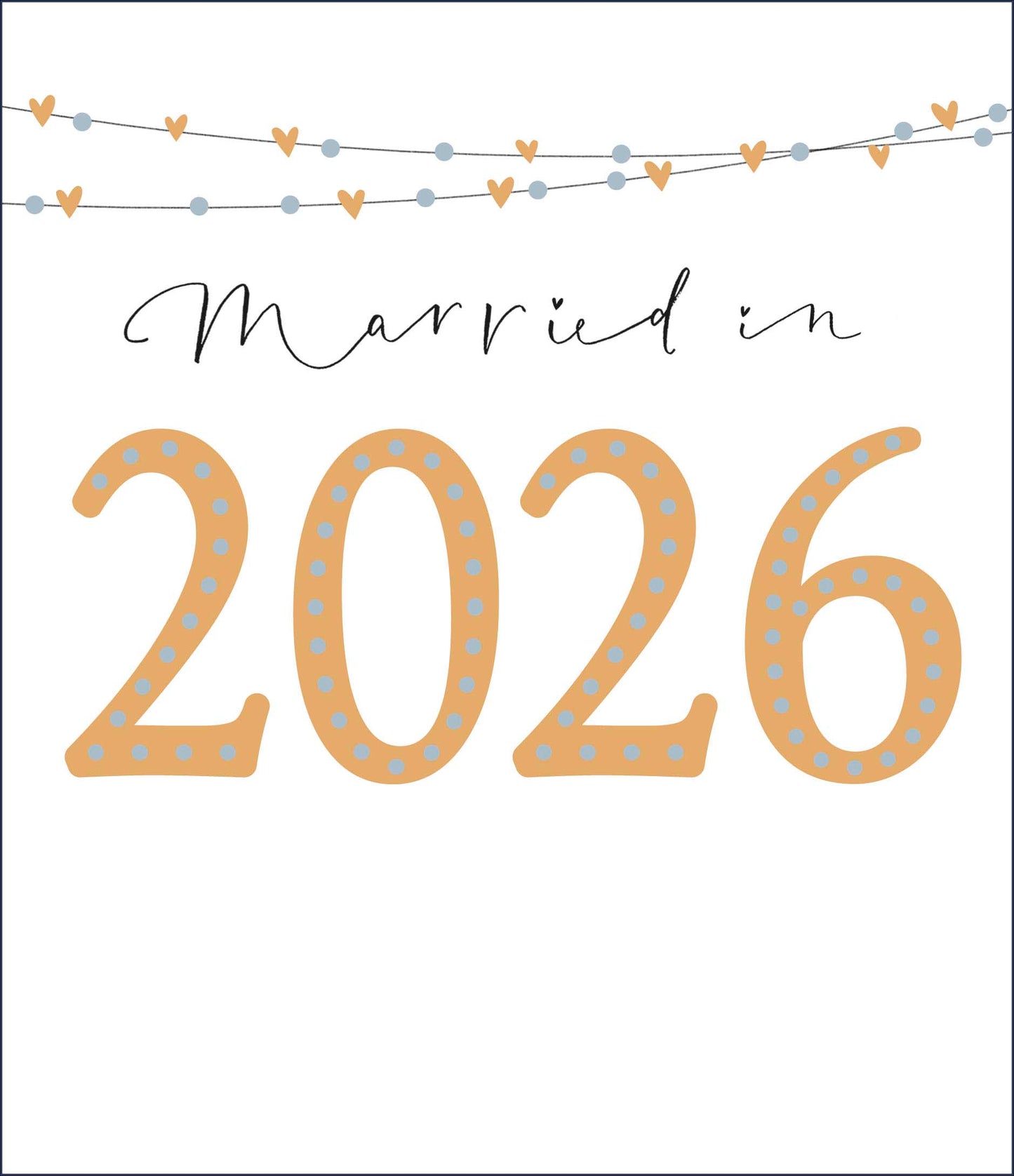 Married In 2026 Card
