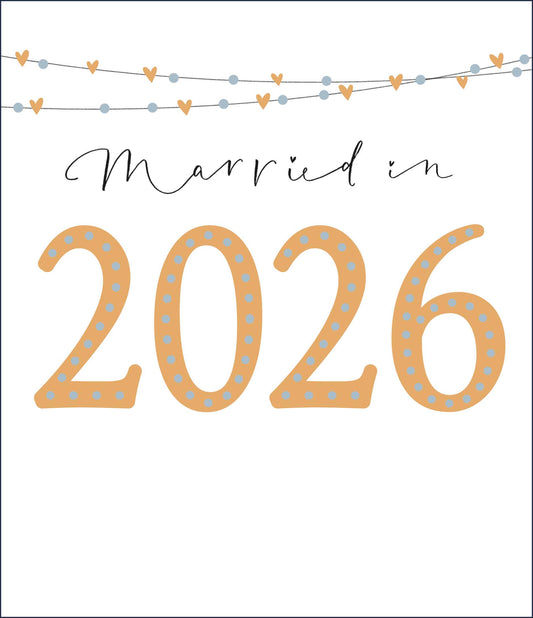 Married In 2026 Card