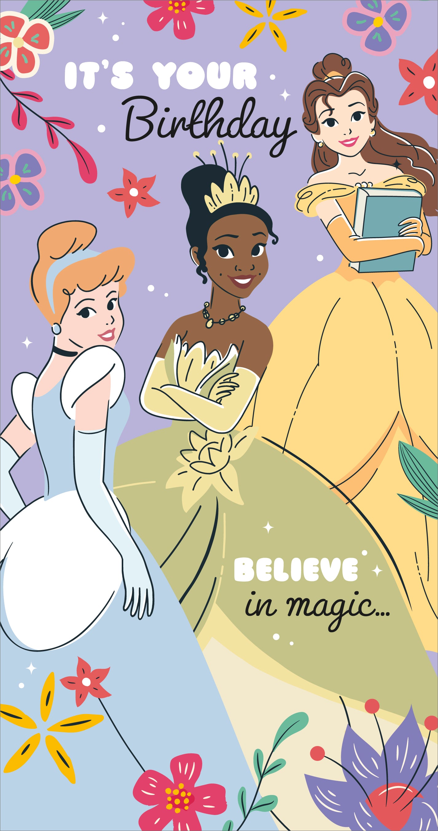 Disney Princess Birthday Card