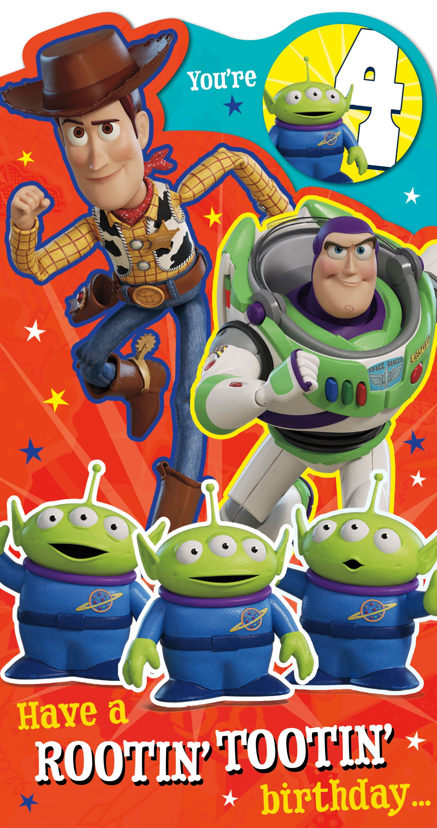 Toy Story 4th Birthday Card