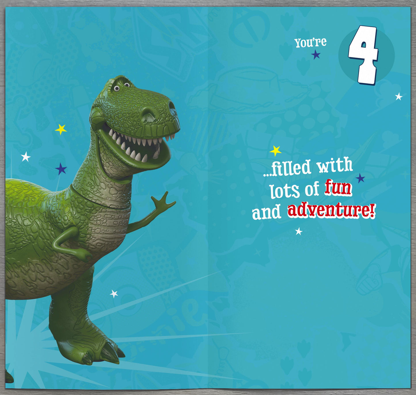 Toy Story 4th Birthday Card
