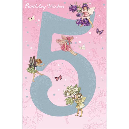 Fairies 5th Birthday Card