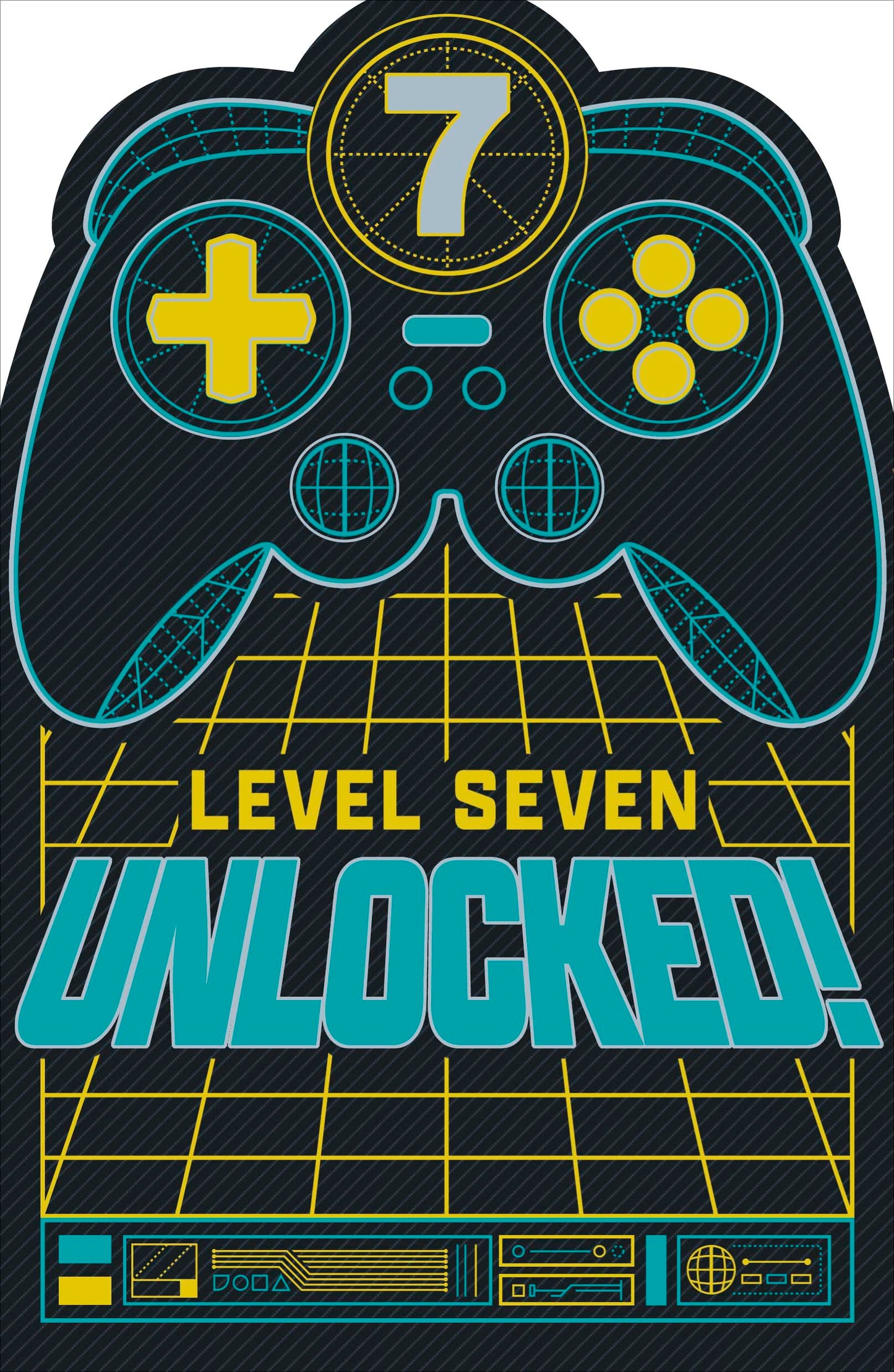 Gamer 7th Birthday Card