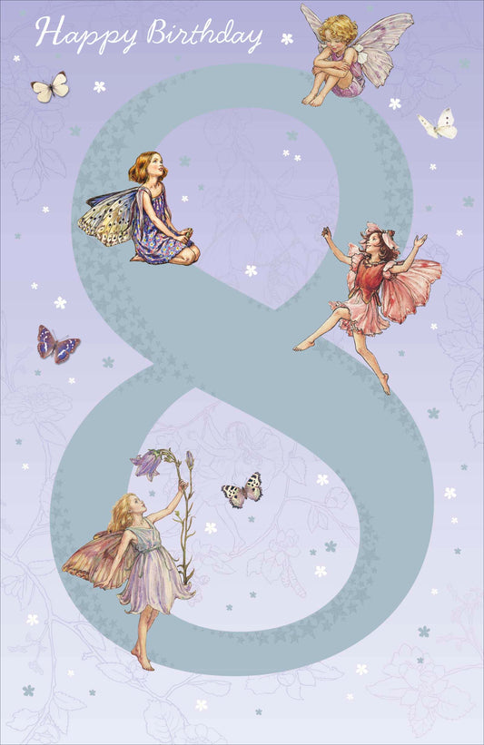 Fairies 8th Birthday Card