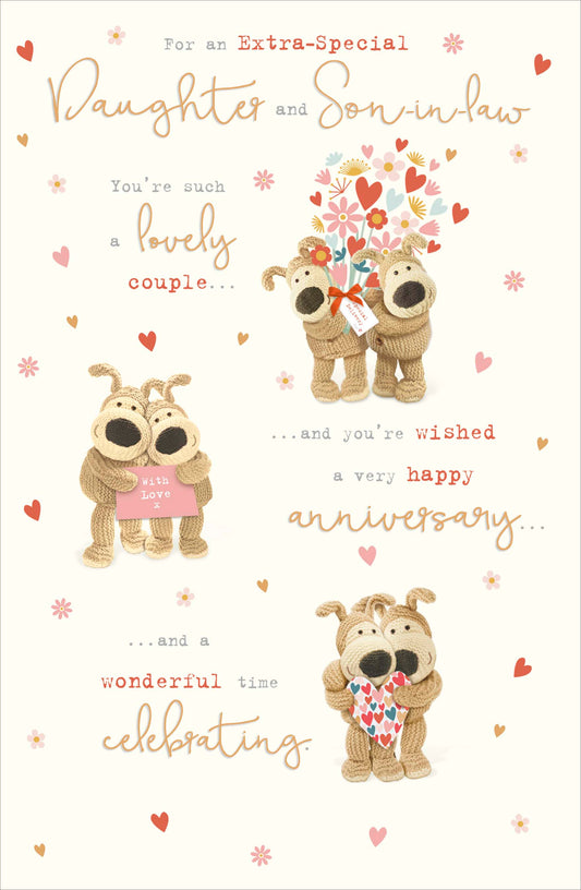 Boofle Daughter & Son In Law Anniversary Card