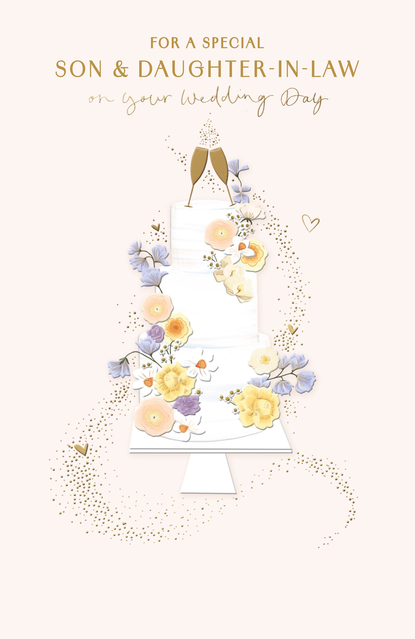 Son & Daughter In Law Wedding Day Card