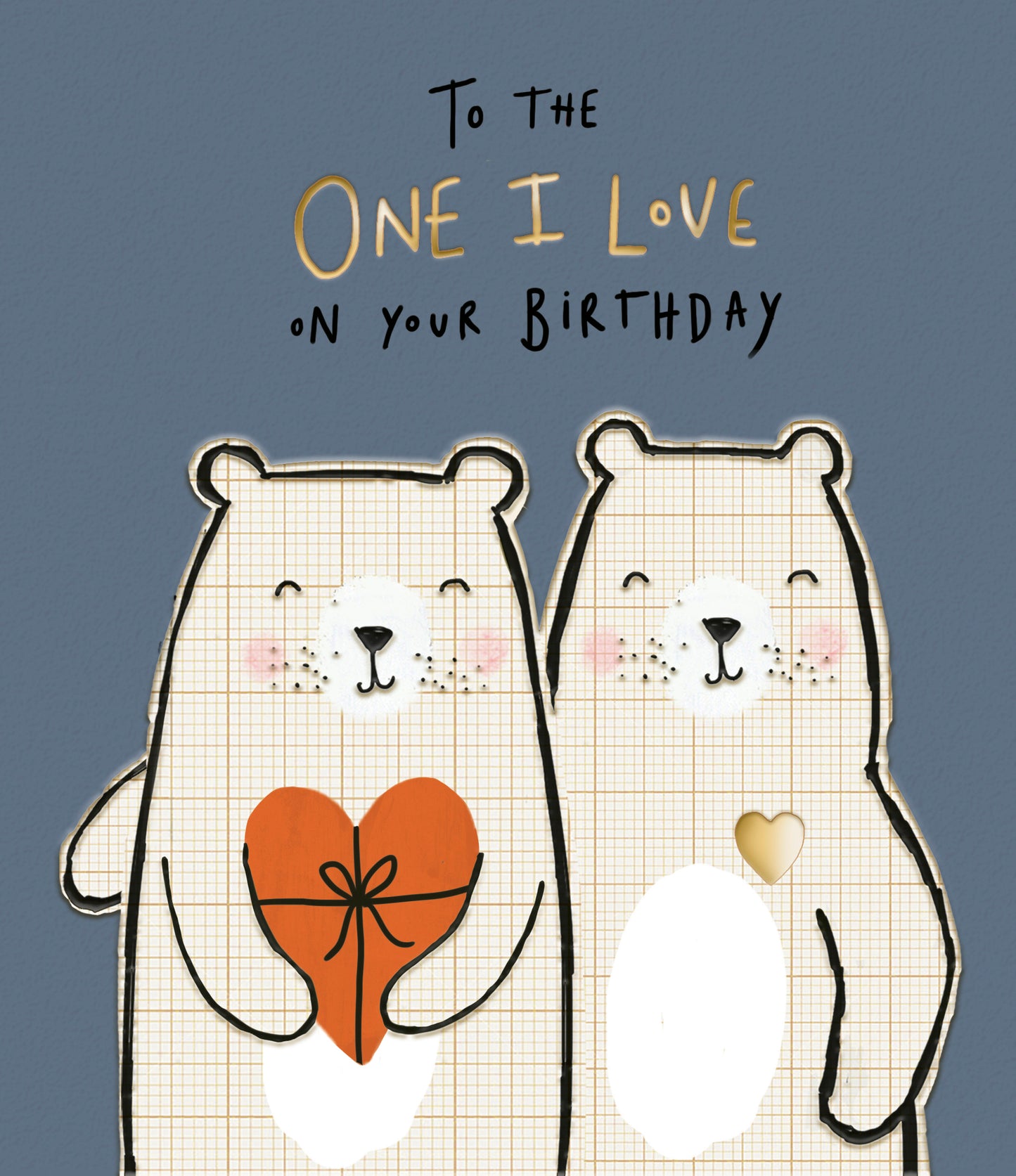 Bears One I Love Birthday Card