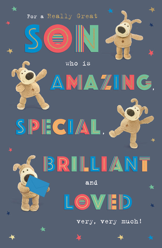 Boofle Son Birthday Card