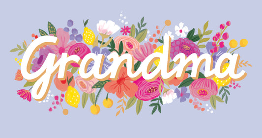 Floral Grandma Birthday Card