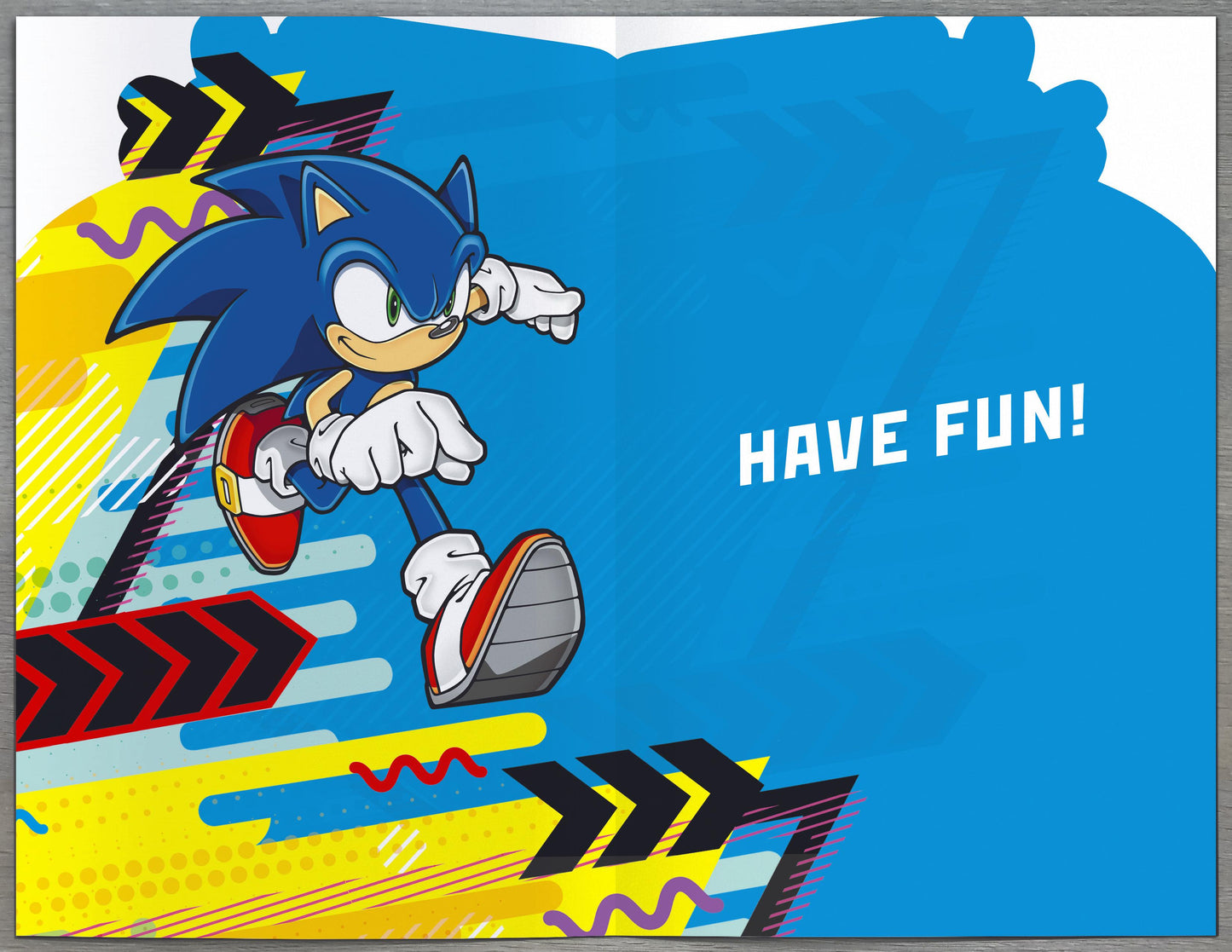 Sonic The Hedgehog Son Birthday Card