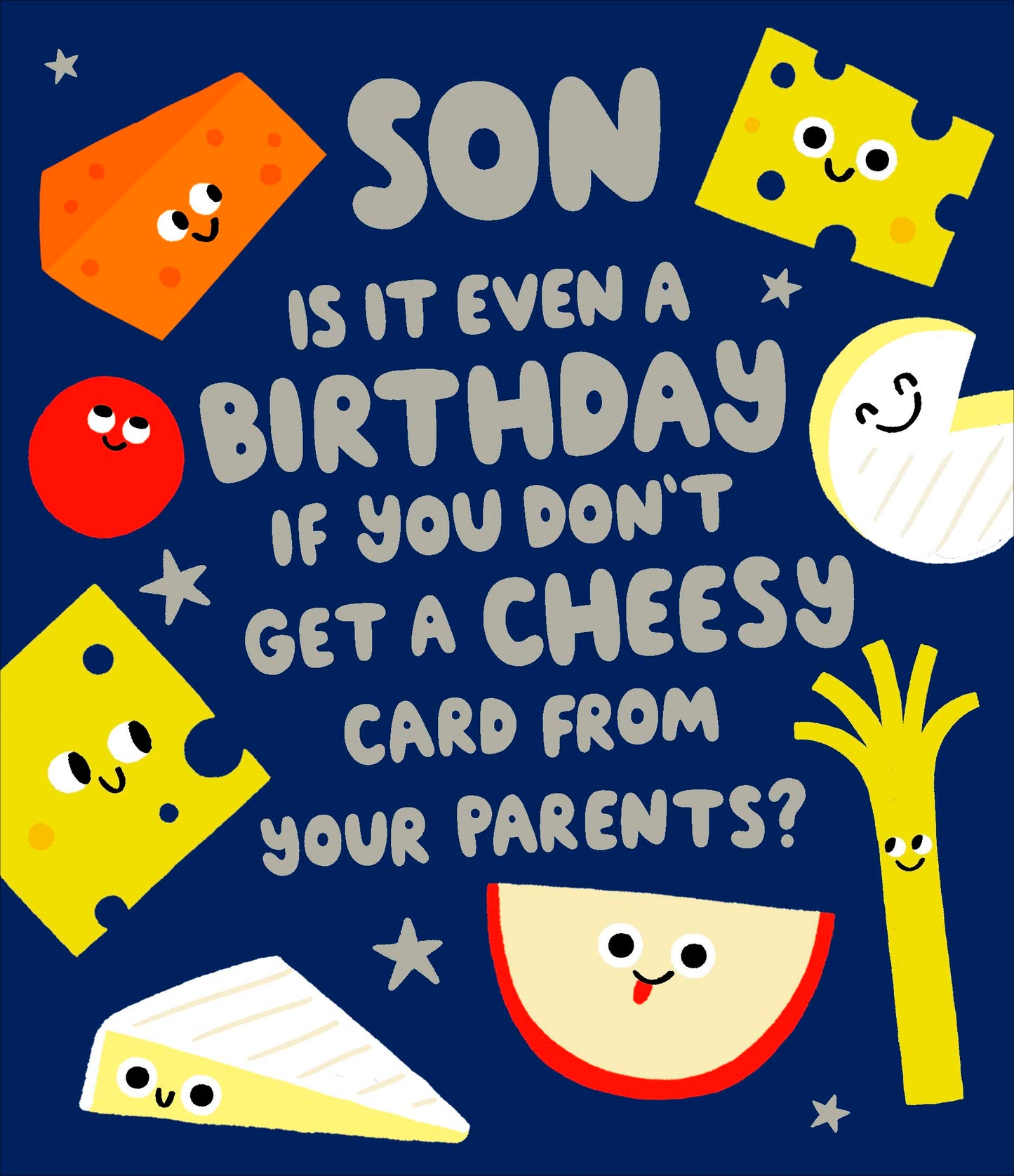 Cheesy Card Son Birthday Card