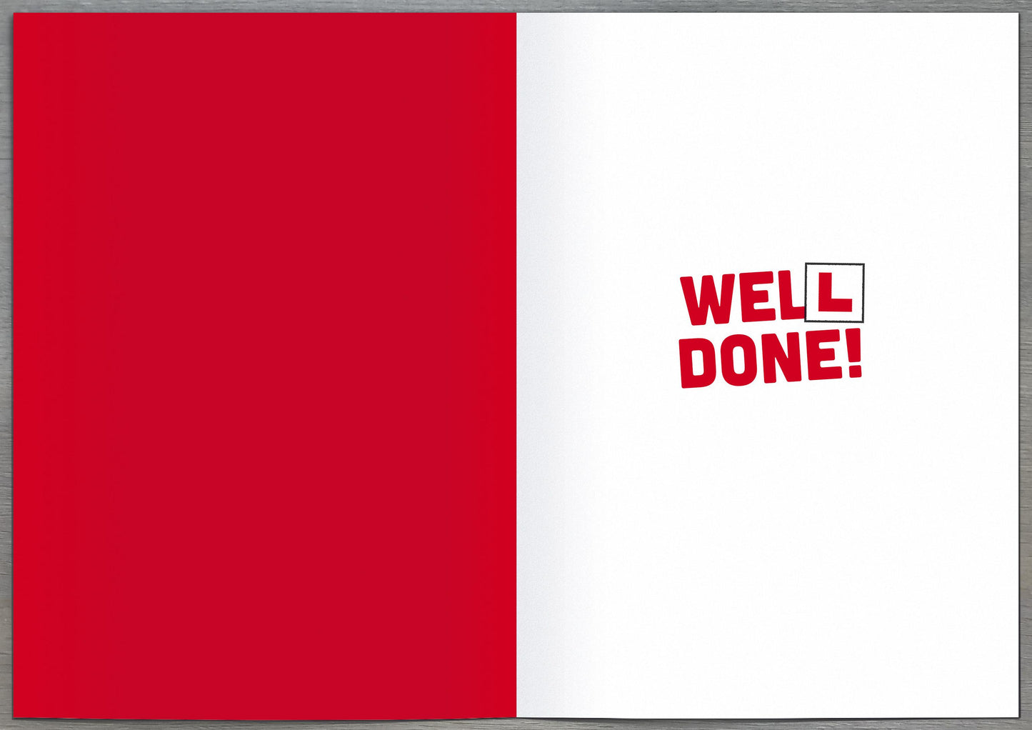 You've Passed Your Driving Test! Card