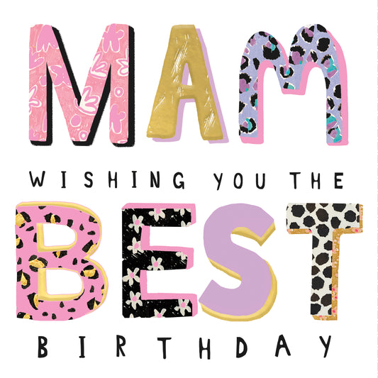 Best Birthday Mam Card