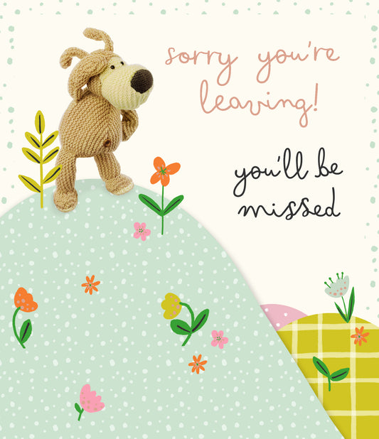 Boofle Sorry You're Leaving Card